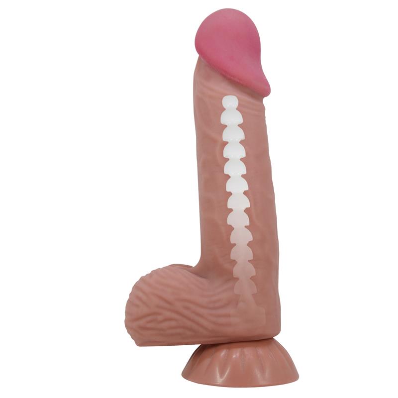 Dildo Realista Piel Deslizante Retractil 20.6 cm