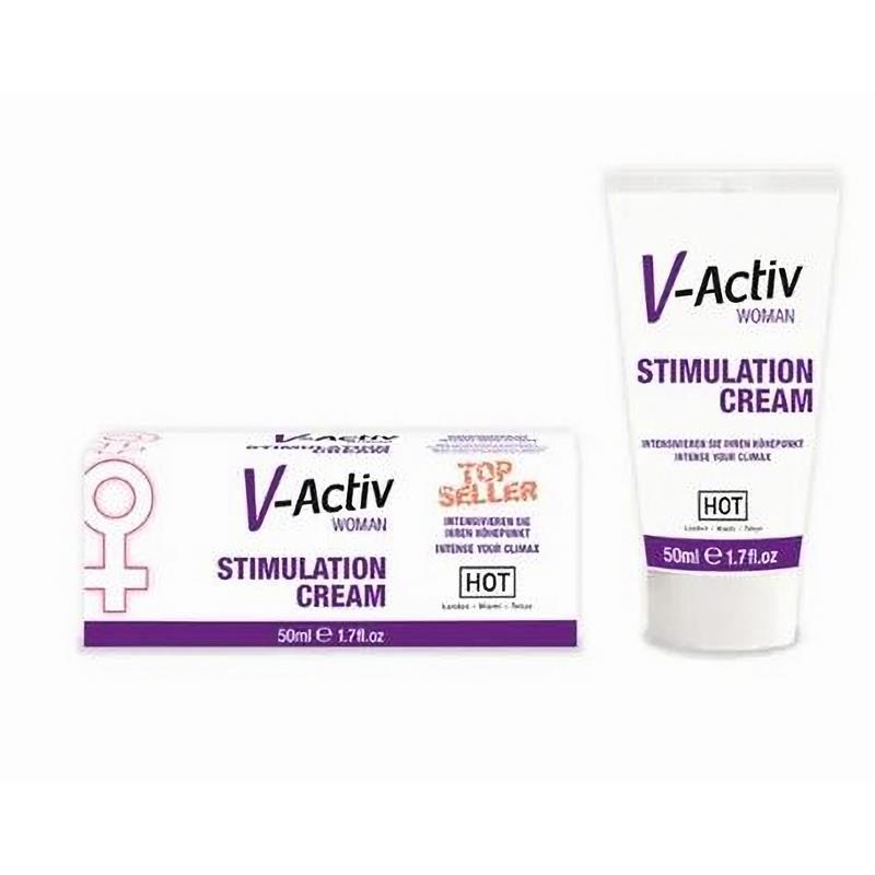 Hot V-Activ Stimulation Crema Estimuladora Femenina 50 ml