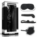 Kit Bondage Deluxe con Vibrador Negro