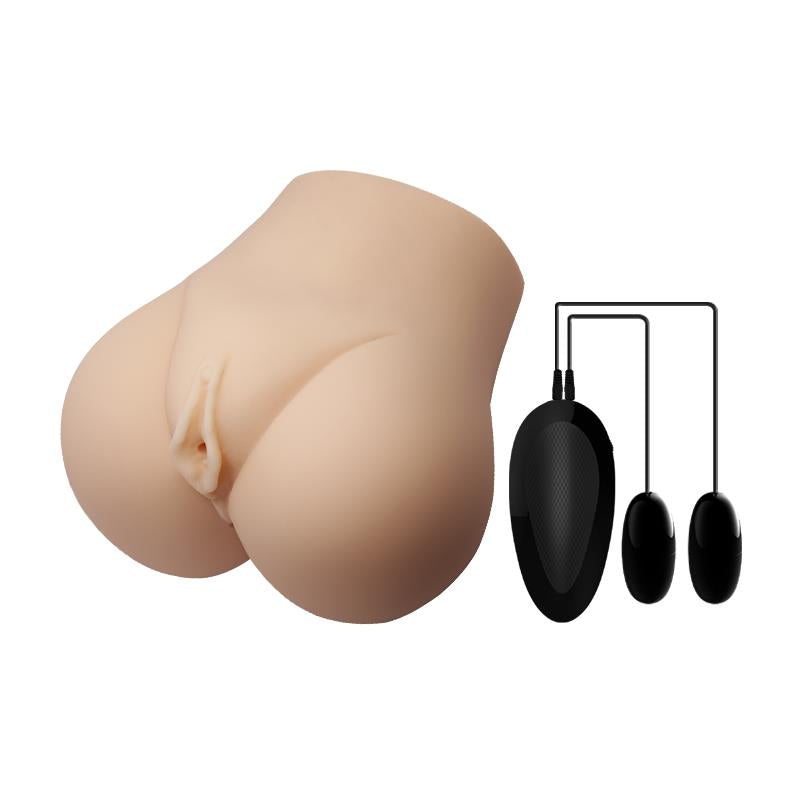 Masturbador Doble Vagina y Ano con Vibración