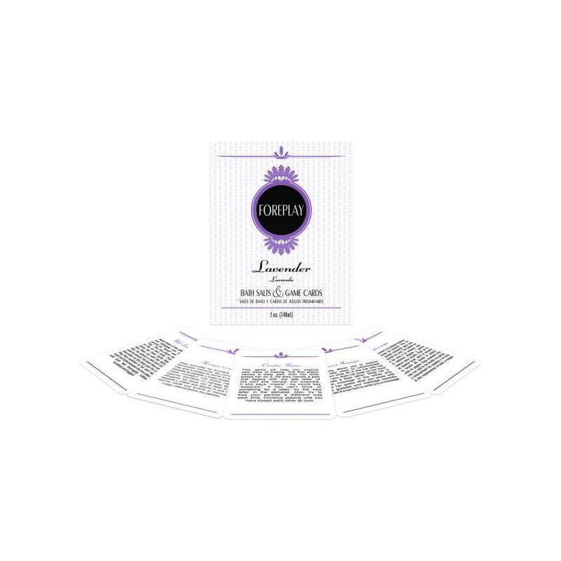 Sales de Baño y Cartas Impermeables Foreplay Bath Set (EN ES)